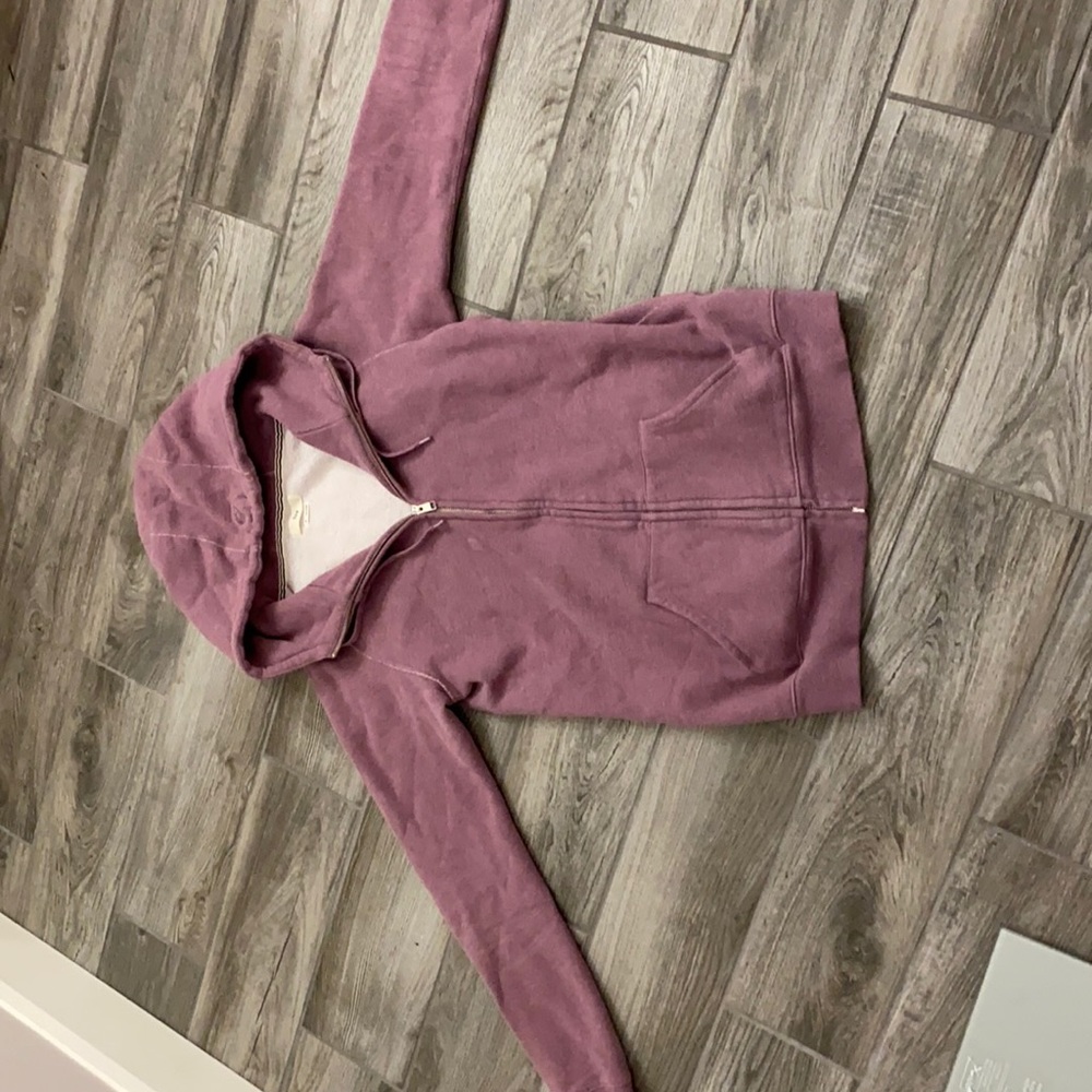 Purple TNA zip up sweater